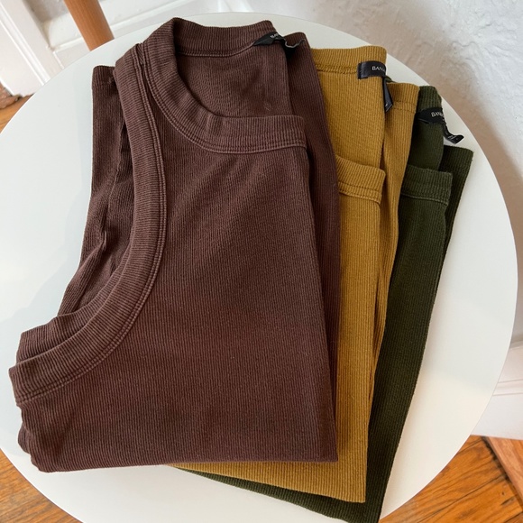 Banana Republic Tops - Banana Republic Fitted Ribbed Tanks // LOT of 3 // L